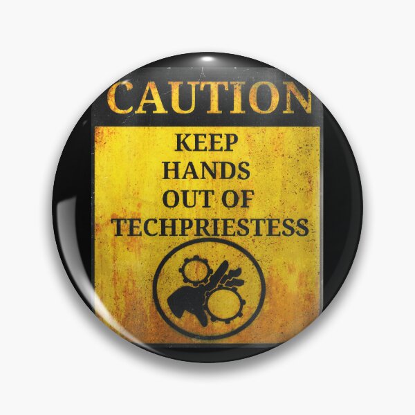 Item preview, Keep Hands out of Techpriestess designed and sold by GrimdarkStore.