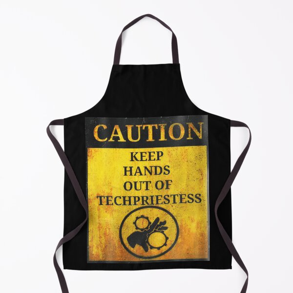 Item preview, Keep Hands out of Techpriestess designed and sold by GrimdarkStore.