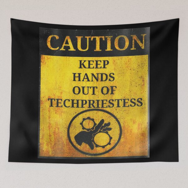 Item preview, Keep Hands out of Techpriestess designed and sold by GrimdarkStore.