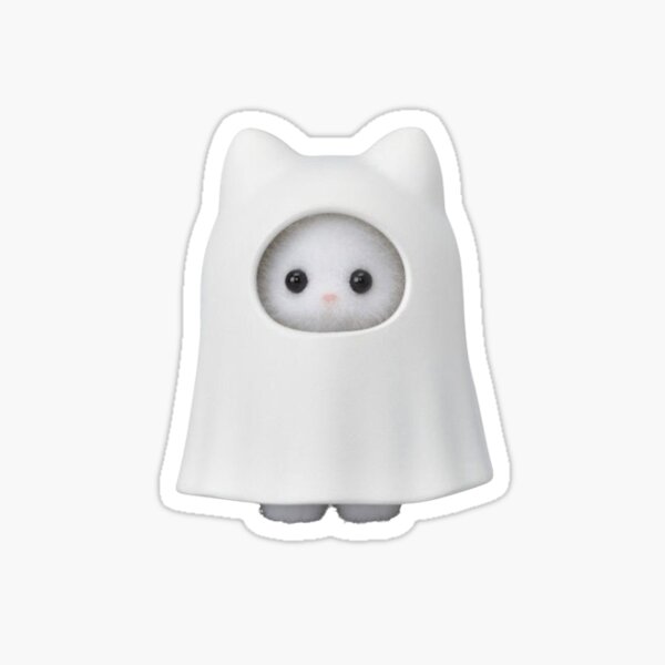 Item preview, cat ghost critter designed and sold by hey syd.