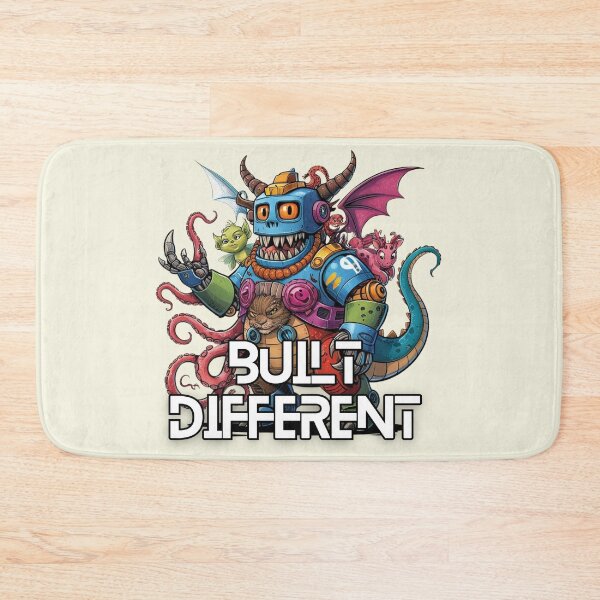 Item preview, Built Different – Futuristic Monster Robot Mashup designed and sold by CoachCreates.