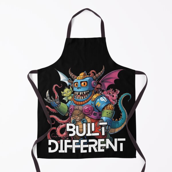 Item preview, Built Different – Futuristic Monster Robot Mashup designed and sold by CoachCreates.