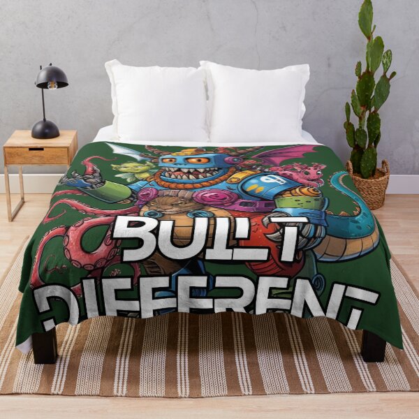 Item preview, Built Different – Futuristic Monster Robot Mashup designed and sold by CoachCreates.