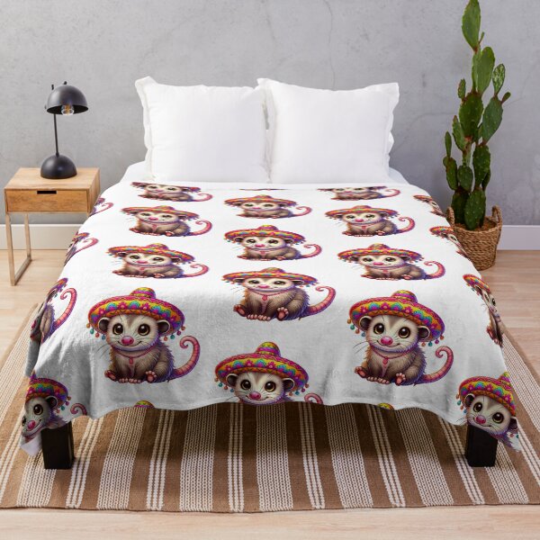 Item preview, possum wearing a sombrero designed and sold by MellowPeach.