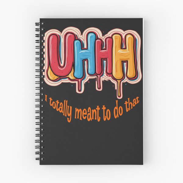 Aperçu de l'œuvre Le mot Uhhh design graphique créée et vendue par JennyFinns.
