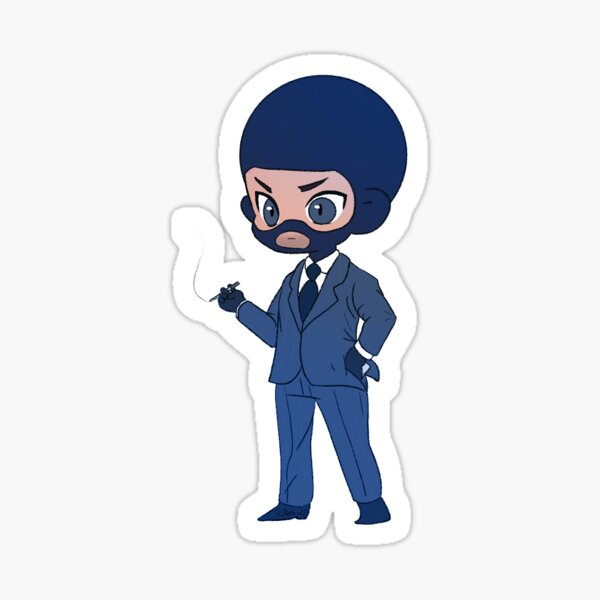Aperçu de l'œuvre Chibi Blu Spy (masqué) créée et vendue par Metamorphmigus.