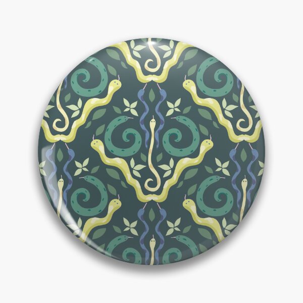 Item preview, Cute Snake Pattern Green and Yellow designed and sold by ShannonSArtwork.