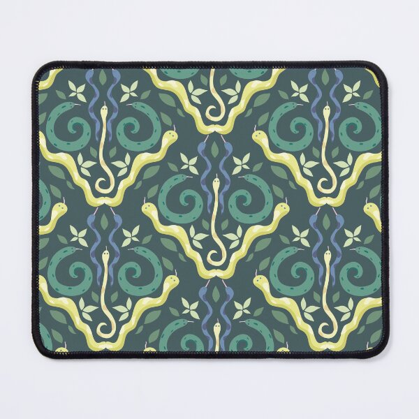 Item preview, Cute Snake Pattern Green and Yellow designed and sold by ShannonSArtwork.