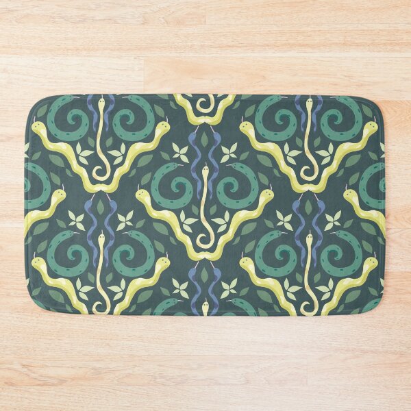 Item preview, Cute Snake Pattern Green and Yellow designed and sold by ShannonSArtwork.