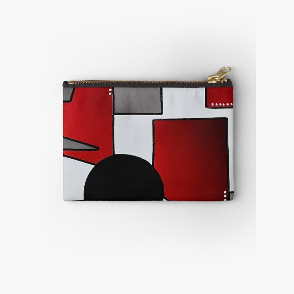 Item preview, Geometric Modern art - "Bonus Game" Red Black Grey designed and sold by jae-kae-studio.
