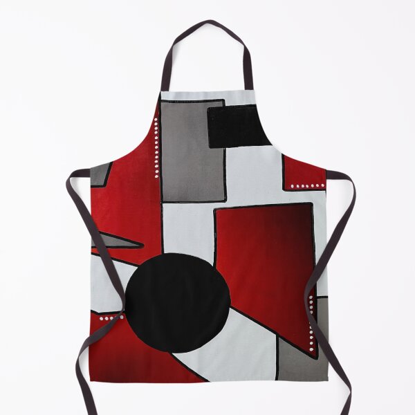 Item preview, Geometric Modern art - "Bonus Game" Red Black Grey designed and sold by jae-kae-studio.