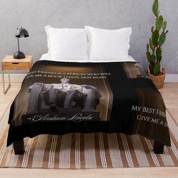 Item preview, My Best Friend Gave Me A Book President Lincoln Quote Design designed and sold by EarthArtDesigns.
