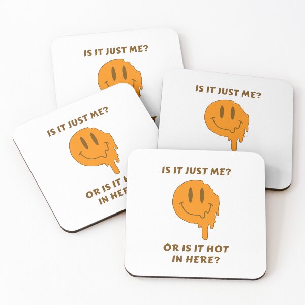 Item preview, Is It Just Me? Or Is It Hot In Here? Melting Smiley Face designed and sold by AASparksDesigns.