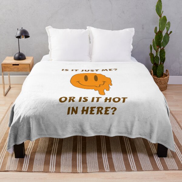 Item preview, Is It Just Me? Or Is It Hot In Here? Melting Smiley Face designed and sold by AASparksDesigns.