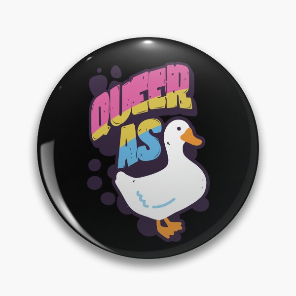 Item preview, Pansexual Queer as Duck LGBT Pride Flag designed and sold by Clara Hollins.