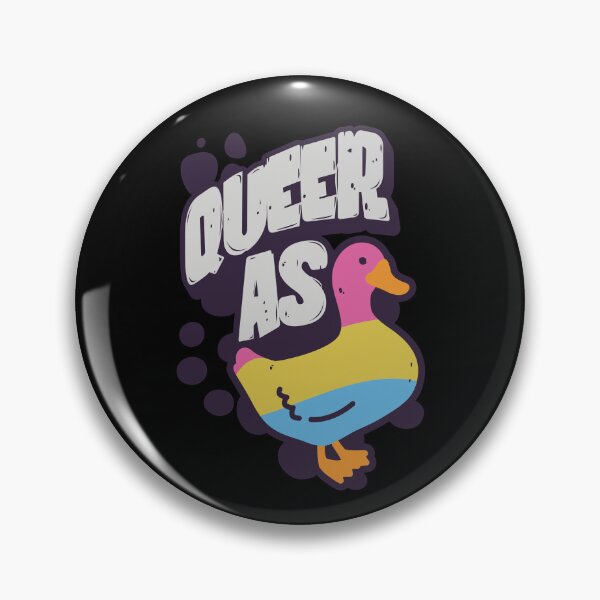 Item preview, Pansexual Queer as Duck LGBT Pride Flag designed and sold by Clara Hollins.