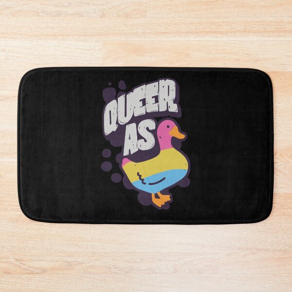 Item preview, Pansexual Queer as Duck LGBT Pride Flag designed and sold by Clara Hollins.