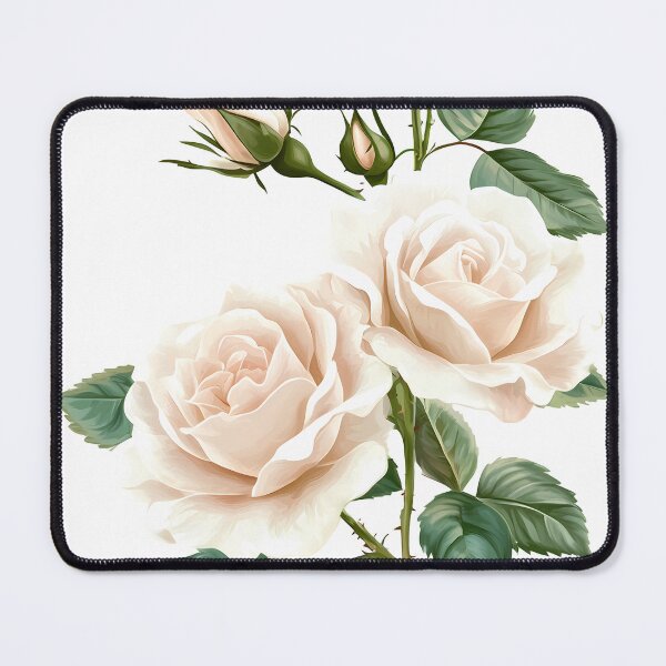 Item preview, Romantic illustration of a pink rose with buds designed and sold by Virginiia89.