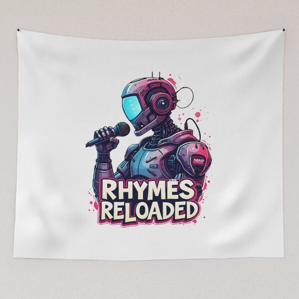 Item preview, Robot Rap Revolution | AI Spits Bars designed and sold by Dazzle-Sizzle.