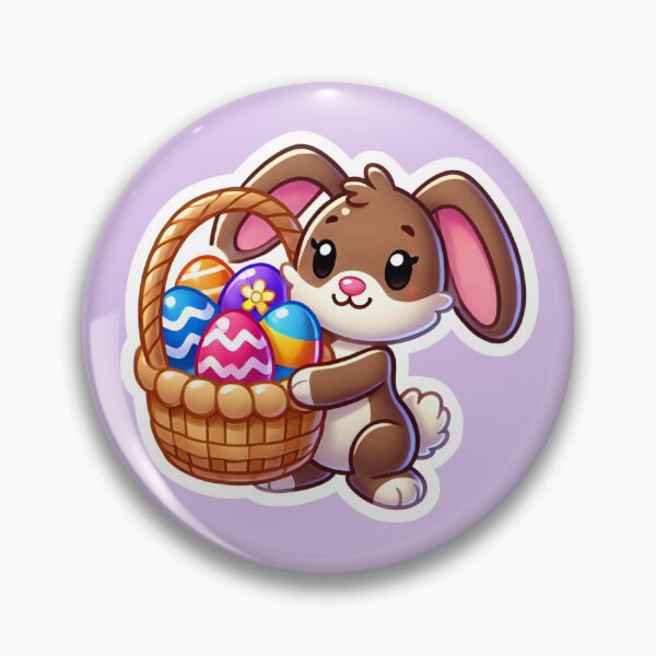 Item preview, Easter Bunny and Basket designed and sold by LewpyG.