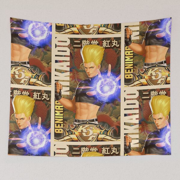 Item preview, Benimaru Nikaido Arcade Retro King of Fighters Gaming Art designed and sold by Back2Collage.