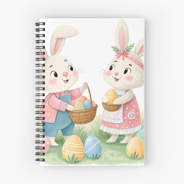 Item preview, A0666 Easter Parade Cutie - Adorable Spring Bunny & Egg Digital Clipart designed and sold by angieart68.