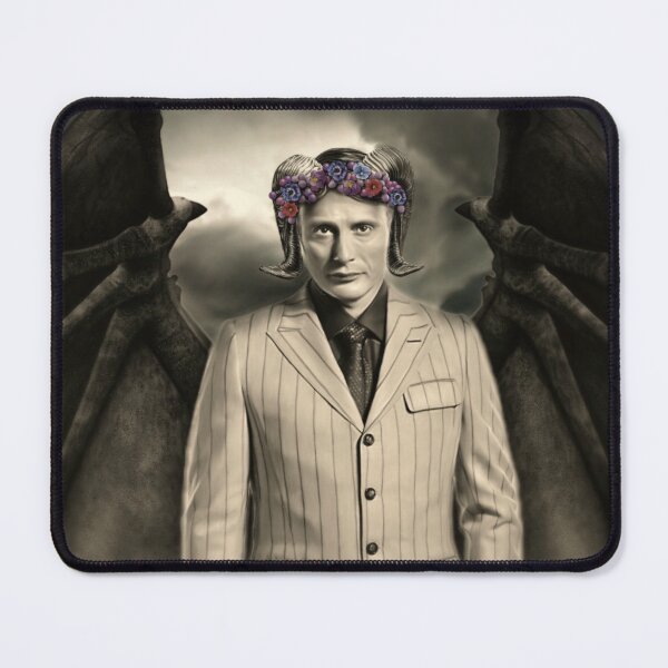 Item preview, Demonic Hannibal with Flower Crown Duotone designed and sold by orionlodubyal.