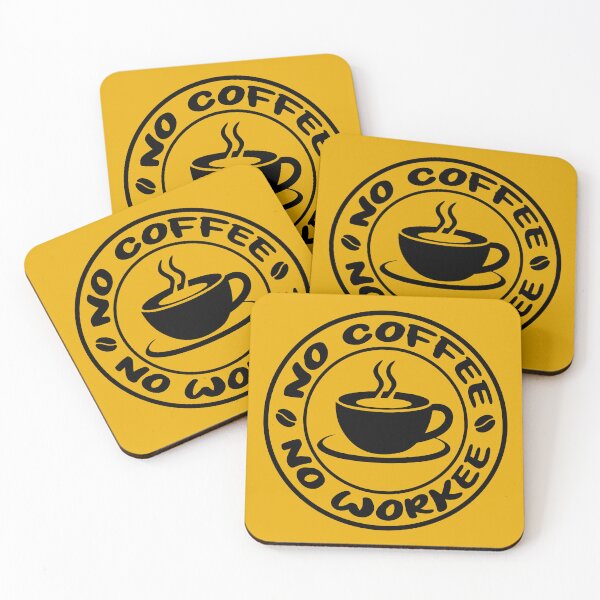 Item preview, No Coffee No Workee. Funny Coffee Quote. Coffee Saying. Caffeine Lover. designed and sold by DesignHouse07.