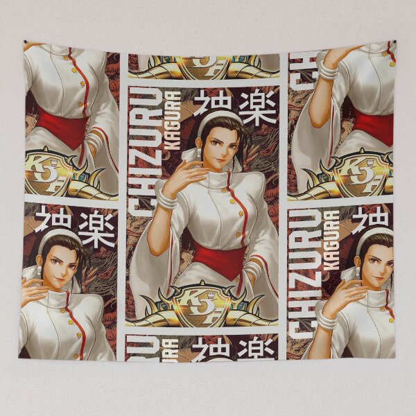 Item preview, Chizuru Kagura  Arcade Retro King of Fighters Gaming Art designed and sold by Back2Collage.