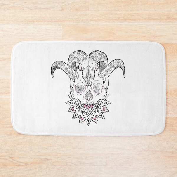 Item preview, Baphomet and Human Skull whit Mandala designed and sold by Elifndz.