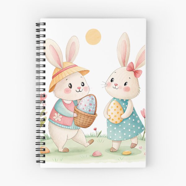 Item preview, A0666 Easter Parade Cutie- Adorable Spring Bunny & Egg Digital Clipart designed and sold by angieart68.