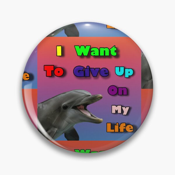 Item preview, Depressed Dolphin designed and sold by zombiemama.