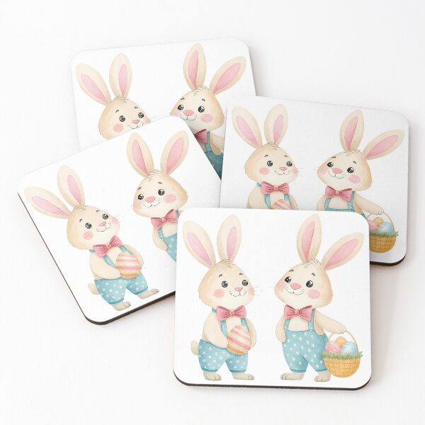 Item preview, A0666 Easter Parade Cutie- Adorable Spring Bunny & Egg Digital Clipart designed and sold by angieart68.