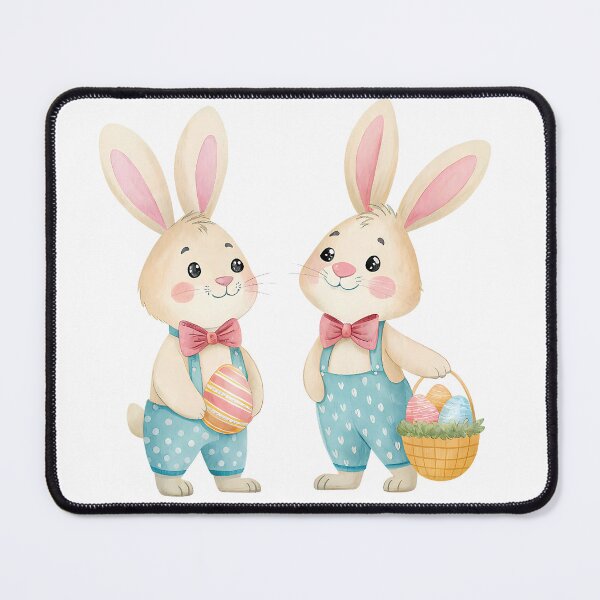Item preview, A0666 Easter Parade Cutie- Adorable Spring Bunny & Egg Digital Clipart designed and sold by angieart68.