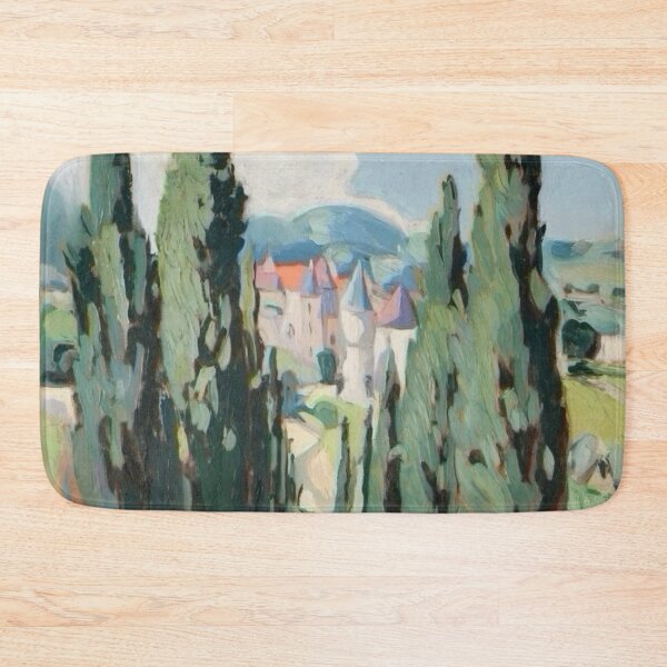 Item preview, Frebcg Château Pathway in Provence –Impressionist Art By Carraann  designed and sold by CARRAANN.