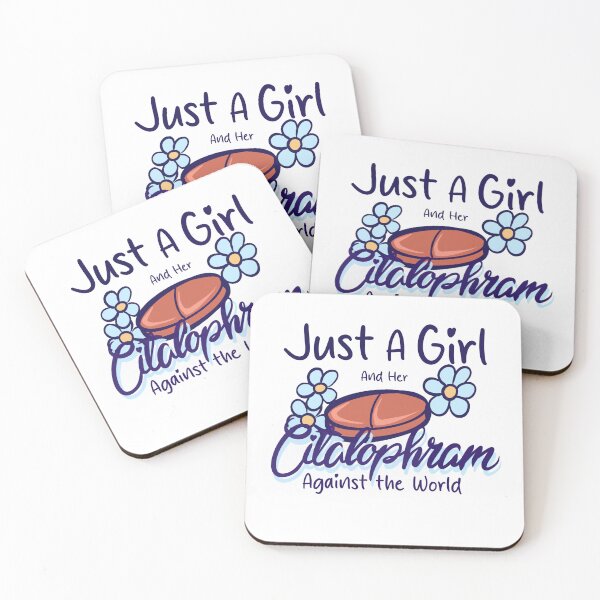 Item preview, Just a girl and her citalophram designed and sold by ElizabethKattie.