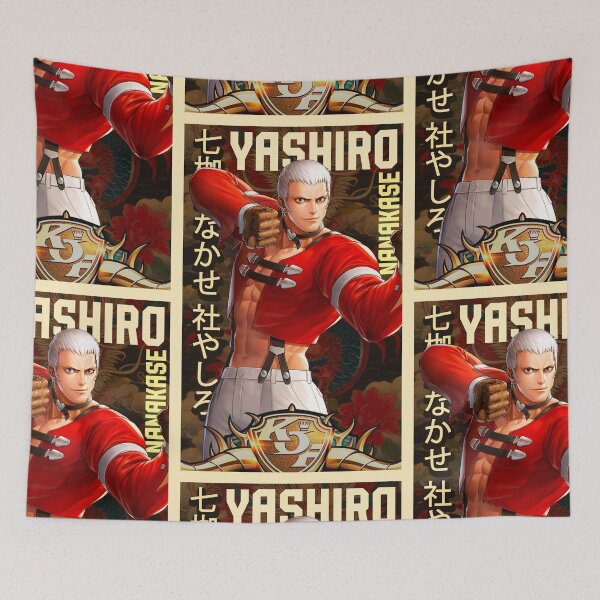 Item preview, Yashiro Nanakase Arcade Retro King of Fighters Gaming Art designed and sold by Back2Collage.