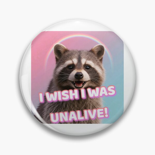 Item preview, Funny Raccoon Wishes!  designed and sold by zombiemama.