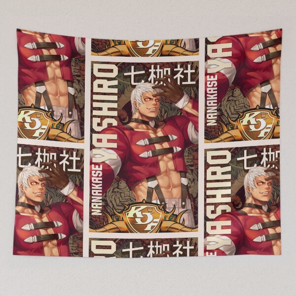 Item preview, Yashiro Nanakase Arcade Retro King of Fighters Gaming Art designed and sold by Back2Collage.
