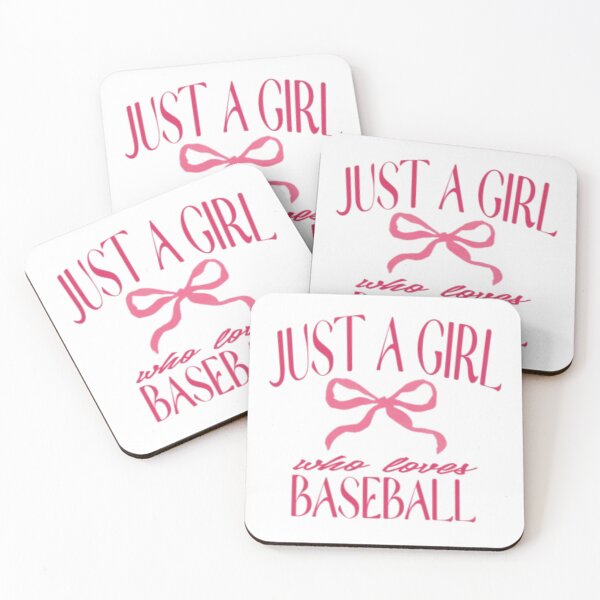 Item preview, Just A Girl Who Loves Baseball - Cute aesthetic baseball lover design designed and sold by ZoeBV.