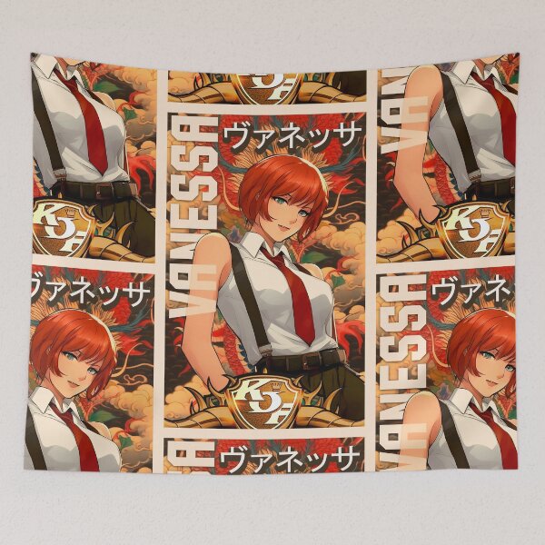Item preview, Vanessa Arcade Retro King of Fighters Gaming Art designed and sold by Back2Collage.