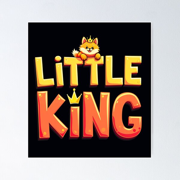 Item preview, Cute Little King Pomeranian Cartoon designed and sold by Taans-Creation.