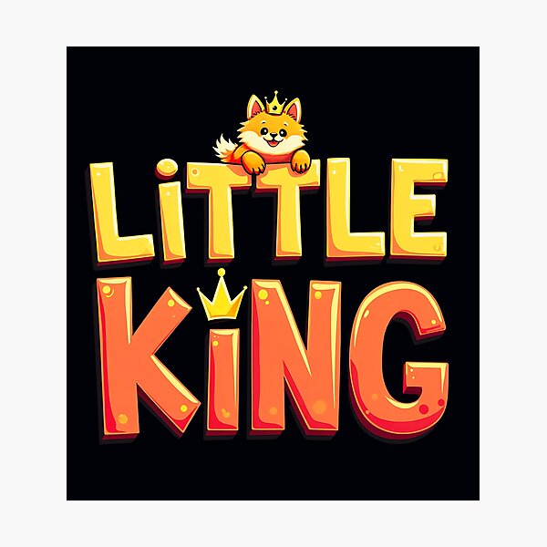 Item preview, Cute Little King Pomeranian Cartoon designed and sold by Taans-Creation.