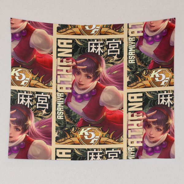 Item preview, Athena Asamiya Arcade Retro King of Fighters Gaming Art designed and sold by Back2Collage.