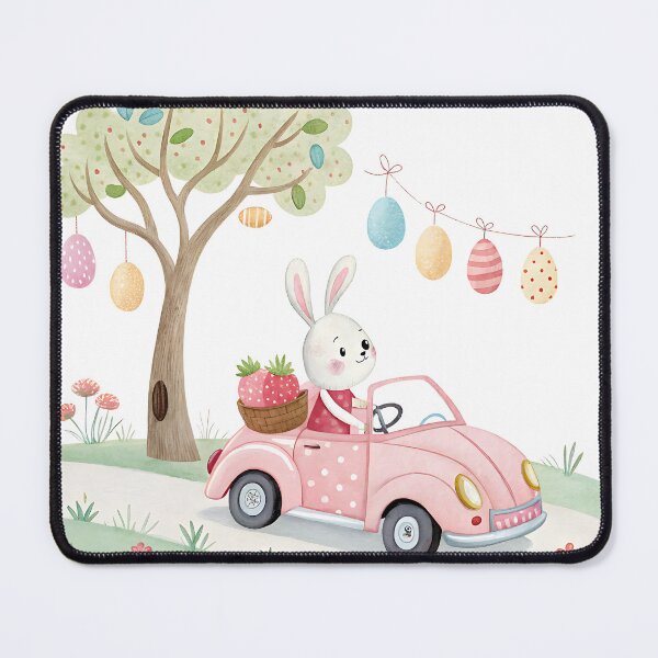 Item preview, A0668 Bunny’s Easter Delivery Easter bunny clipart, Easter egg delivery, spring holiday clipart, cute Easter bunny, festive Easter illustration, designed and sold by angieart68.