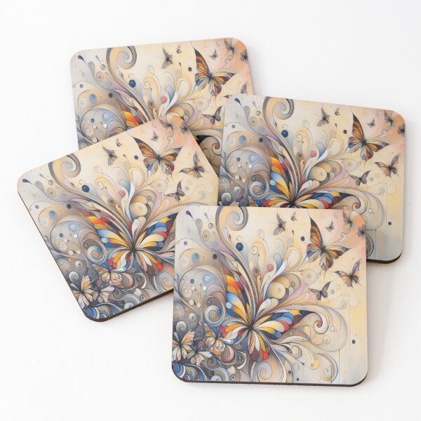 Item preview, abstract butterflies designed and sold by anarojas96.