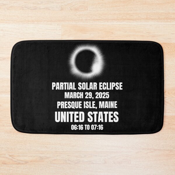Item preview, Solar Eclipse on March 29,2025 Maine United States designed and sold by 87-Aesthetics.