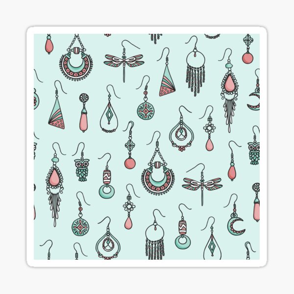 Earrings Sticker