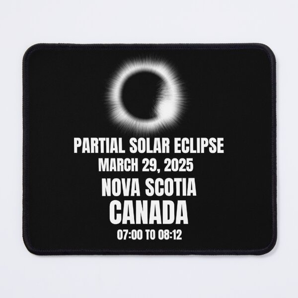 Item preview, Solar Eclipse on March 29,2025 Nova Scotia Canada designed and sold by 87-Aesthetics.