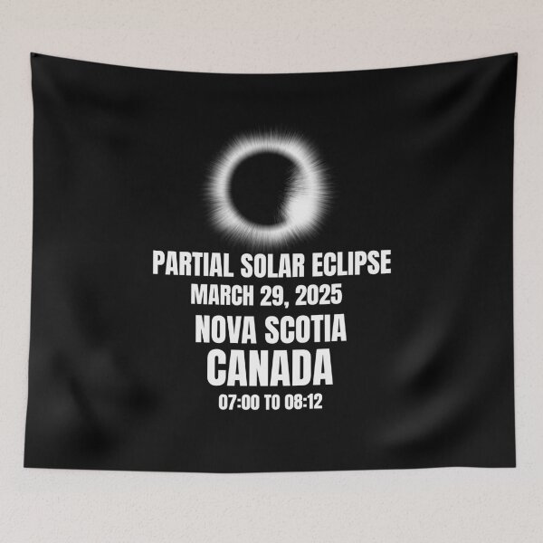 Item preview, Solar Eclipse on March 29,2025 Nova Scotia Canada designed and sold by 87-Aesthetics.